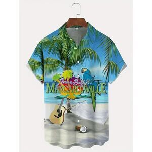 Margaritaville Tropical Beach Button Down Shirt